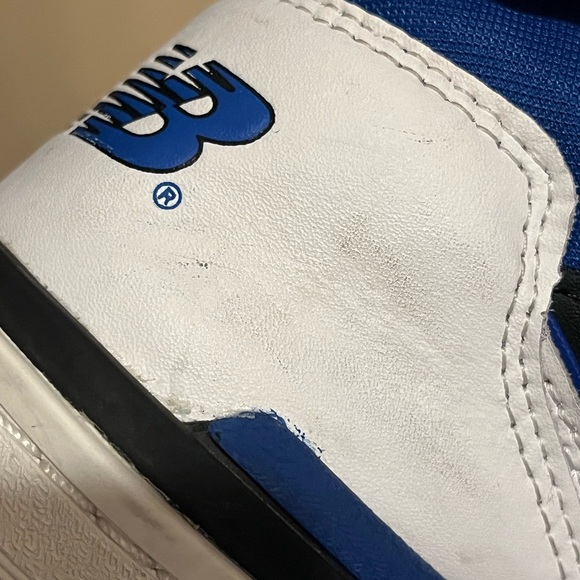 New Balance 550 White and Royal Blue Athletic Shoes? size 12 - Picture 7 of 13